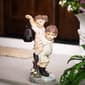 Northlight Seasonal LED Solar Boy & Girl w/ Lantern Garden Statue - image 3