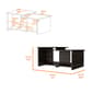 FM FURNITURE Black Waycross Coffee Table - image 5
