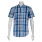 Mens Chaps Short Sleeve Stretch Button Down Shirt - Marina - image 2