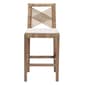 bali & pari Poltak Modern Bohemian Kubu Rattan Counter Stool - image 3