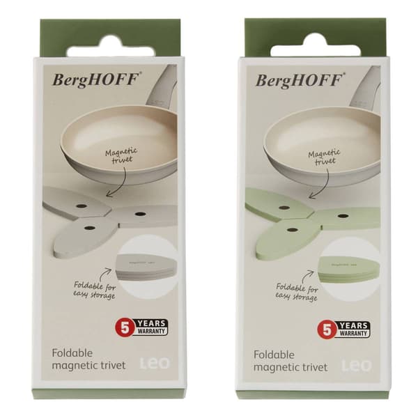 BergHOFF Leo 2pc. 9.5in. Foldable Magnetic Trivet Set