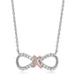 Nova Star(R) 1/10ctw. Lab Grown Diamond Two Tone Infinity Necklace - image 1