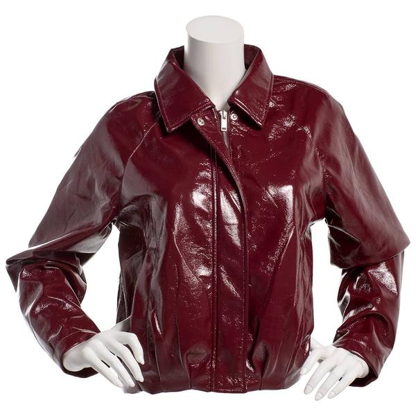 Juniors Madden Girl Textured Pleather Raglan Sleeve Jacket - image 