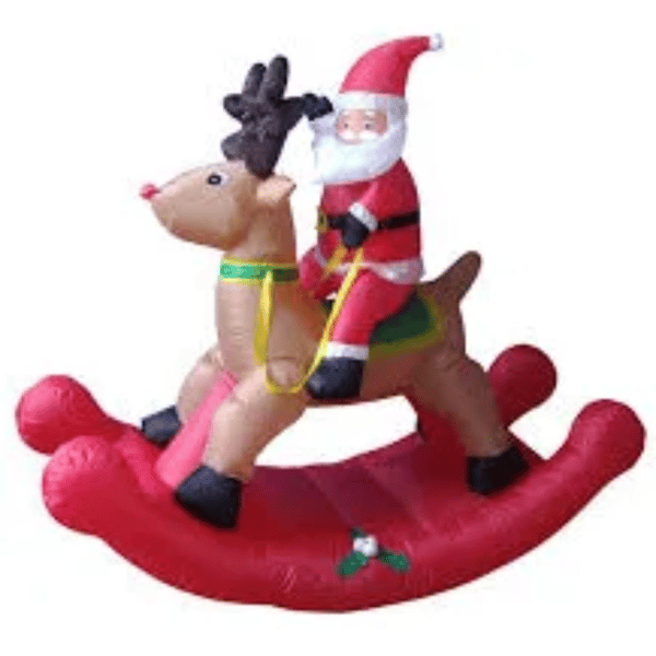 Northlight Lighted Inflatable Rocking Reindeer Christmas Décor