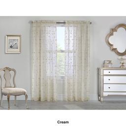 Habitat Grandeur Pole Top Floral Curtain Panel