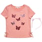 Girls (7-12) BTween® Sequin Butterfly Tee with Bows & Headband - image 2
