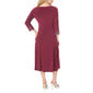 Petite MSK 3/4 Embellished Sleeve Surplus Neck Midi Dress - image 2