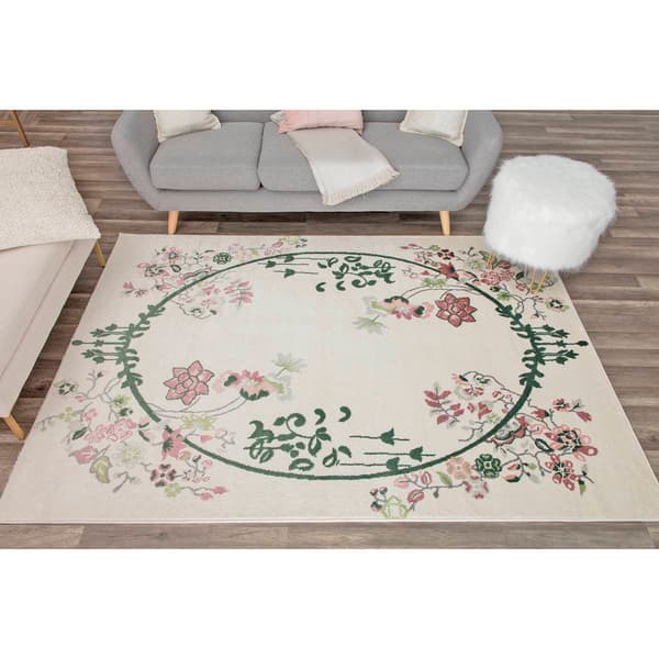 Rugs America&#8482; Valentina Cream Magnolia Area Rug