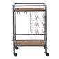 9th & Pike&#174; Chinese Fir And Metal Industrial Bar Cart - image 5