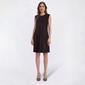 Womens Emma & Michele Sleeveless Solid Crepe Sheath Dress - image 1
