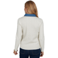 Petite Ruby Rd. Game of Luxe Long Sleeve Cable Knit Sweater - image 2