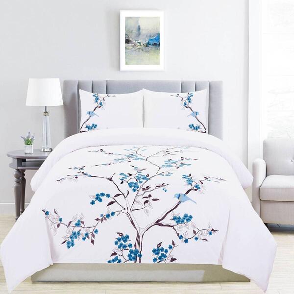 Superior Cherry Garden Cotton Duvet Cover Set - image 