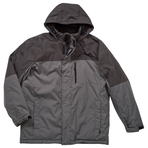 Mens Big &amp; Tall Hawke &amp; Co. Color Block Midweight Coat - image 