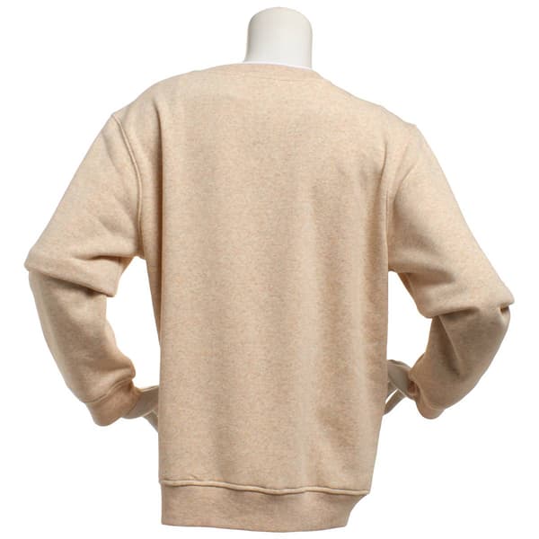 Plus Size Hasting & Smith Scatter Floral Bee Fleece Sweatshirt