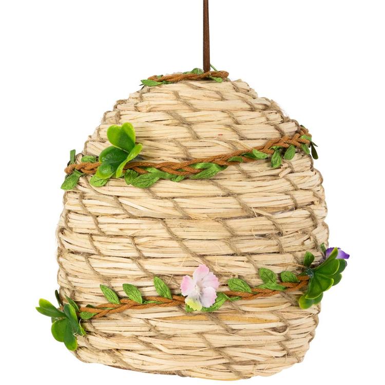 Northlight Seasonal Beehive with Bees Hanging Spring Décor