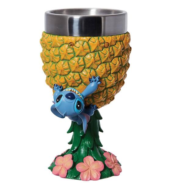 Enesco Village Accessories Stitch Pineapple Decorative Goblet