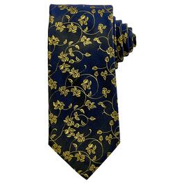 Mens John Henry Wizard Floral Tie - Yellow