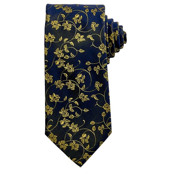 Mens John Henry Wizard Floral Tie - Yellow - image 