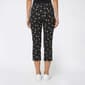 Petite Briggs Luxe Millennium Floral Cat Eye Pocket Capris - image 3