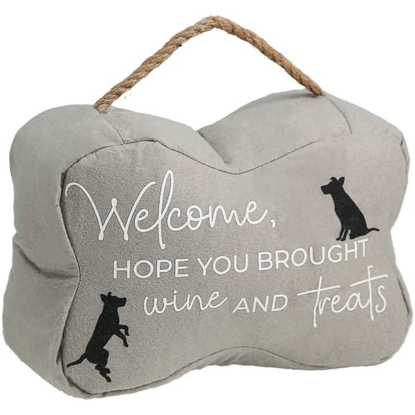 Pavilion Furever Pawsome Welcome Door Stopper - image 