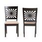Baxton Studio Olympia Modern Wood Dining Chairs - Set of 2 - image 2