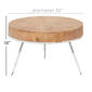 9th & Pike&#174; Natural Wood And Iron Modern Coffee Table - image 4