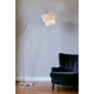 HomeRoots 71in. Silver Adjustable Arched Floor Lamp - image 3