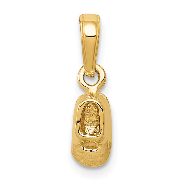 Gold Classics&#40;tm&#41; 3D Baby Shoe Pendant - image 