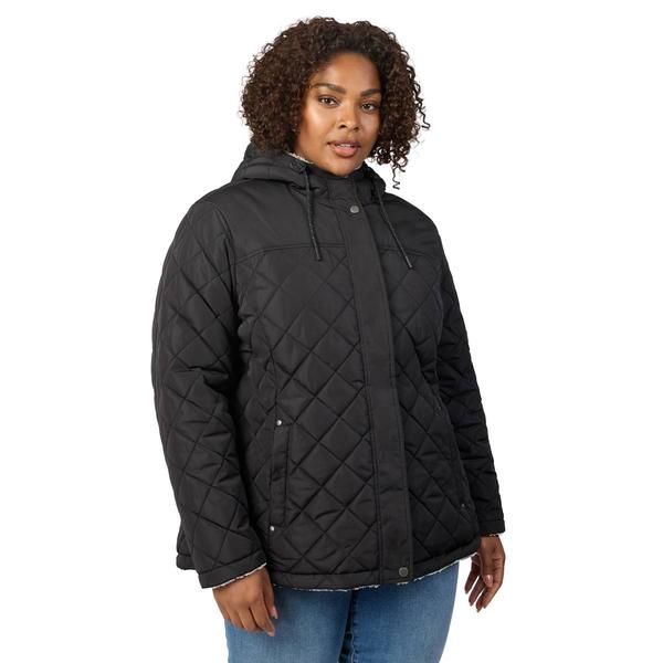 Plus Size Free Country Sherpa Stratus Lite Reversible Jacket