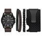 Mens Folio Watch Bracelet &amp; Card Holder Set - FMDFL6049 - image 1