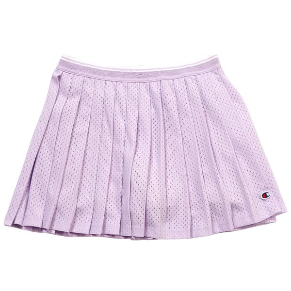 Girls (7-16) Champion® Pleated Mesh Skort - image 