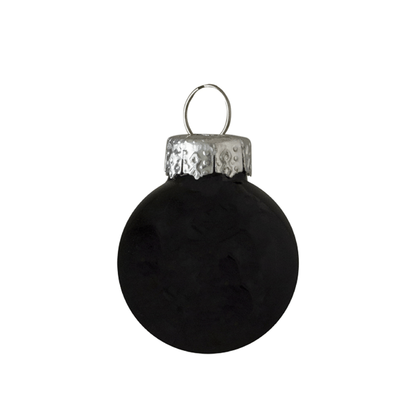 Northlight 9ct. Black Glass Ball Christmas Ornaments