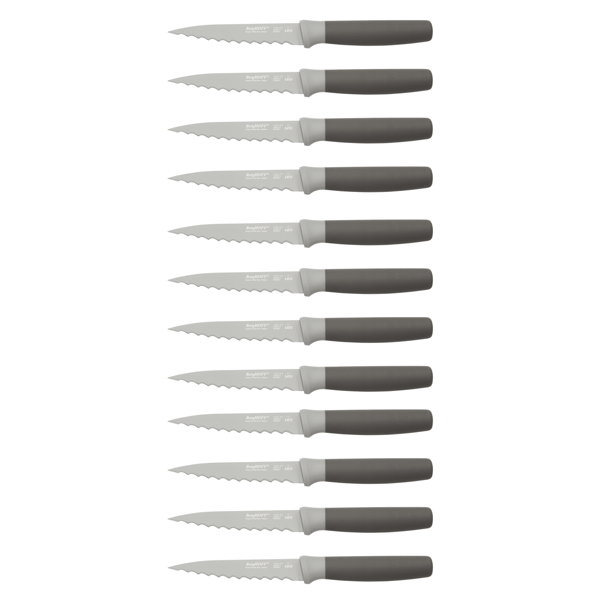 BergHOFF Leo 12pc. Stainless Steel 4.5in. Serrated Steak Knives