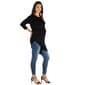 Plus Size 24/7 Comfort Apparel 3/4 Sleeve Tunic Maternity Top - image 3