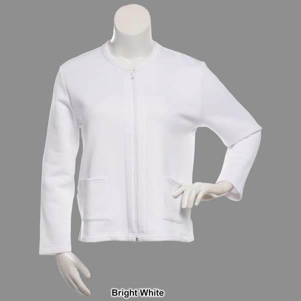 Womens Hasting & Smith Long Sleeve Fleece Zip Cardigan