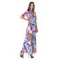 Womens 24/7 Comfort Apparel Large Floral A-Line Maxi Dress - image 2