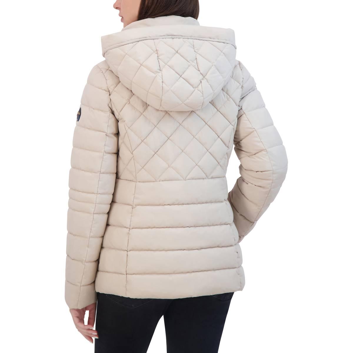 Womens HFX Stretch Puffer Jacket w/Sherpa Trim