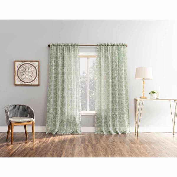 Lucienne Geo Print Panel Curtain - image 