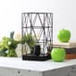 Simple Designs Geometric Square Metal Table Lamp w/Retro Shade - image 7