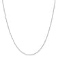 Unisex Gold Classics(tm) .8mm. 14k White Gold Diamond 14in. Necklace - image 1