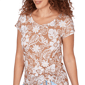 Womens Hears of Palm Cool & Collected Floral Embellished Tee - image 5