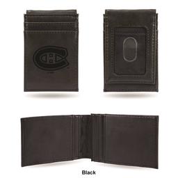 Mens NHL Montreal Canadiens Faux Leather Front Pocket Wallet