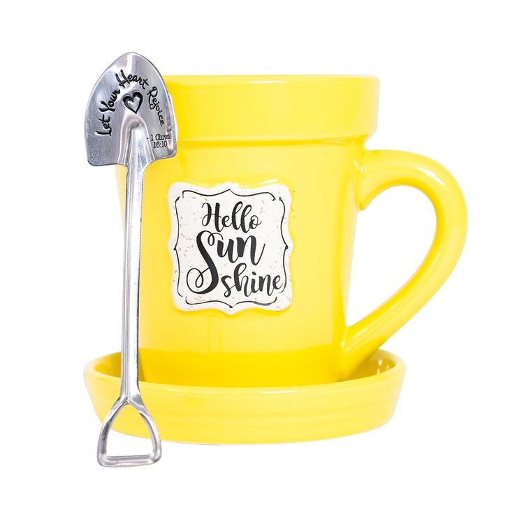 Nicole Brayden 14oz. Flower Pot Mug