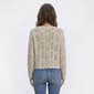 Womens Adrianna Papell Long Sleeve Scallop Edge Crochet Sweater - image 2