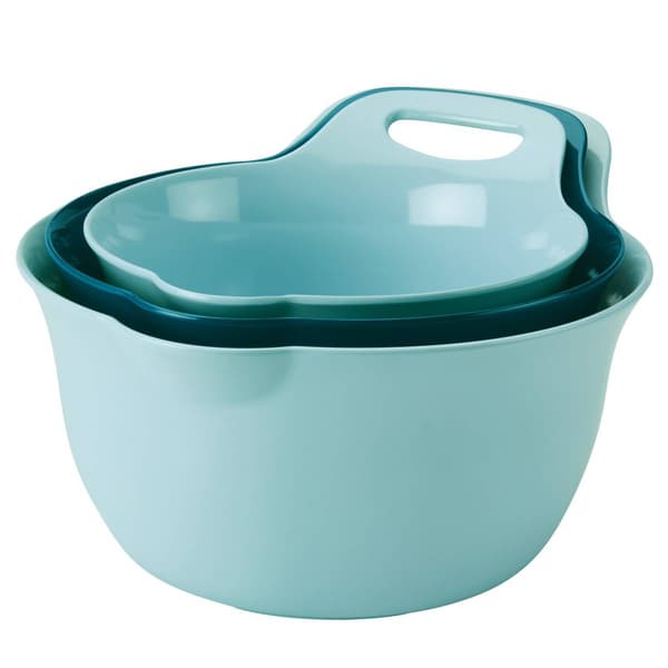 Rachael Ray 10pc. Mix & Measure Mixing Bowl Set - Light Blue/Teal