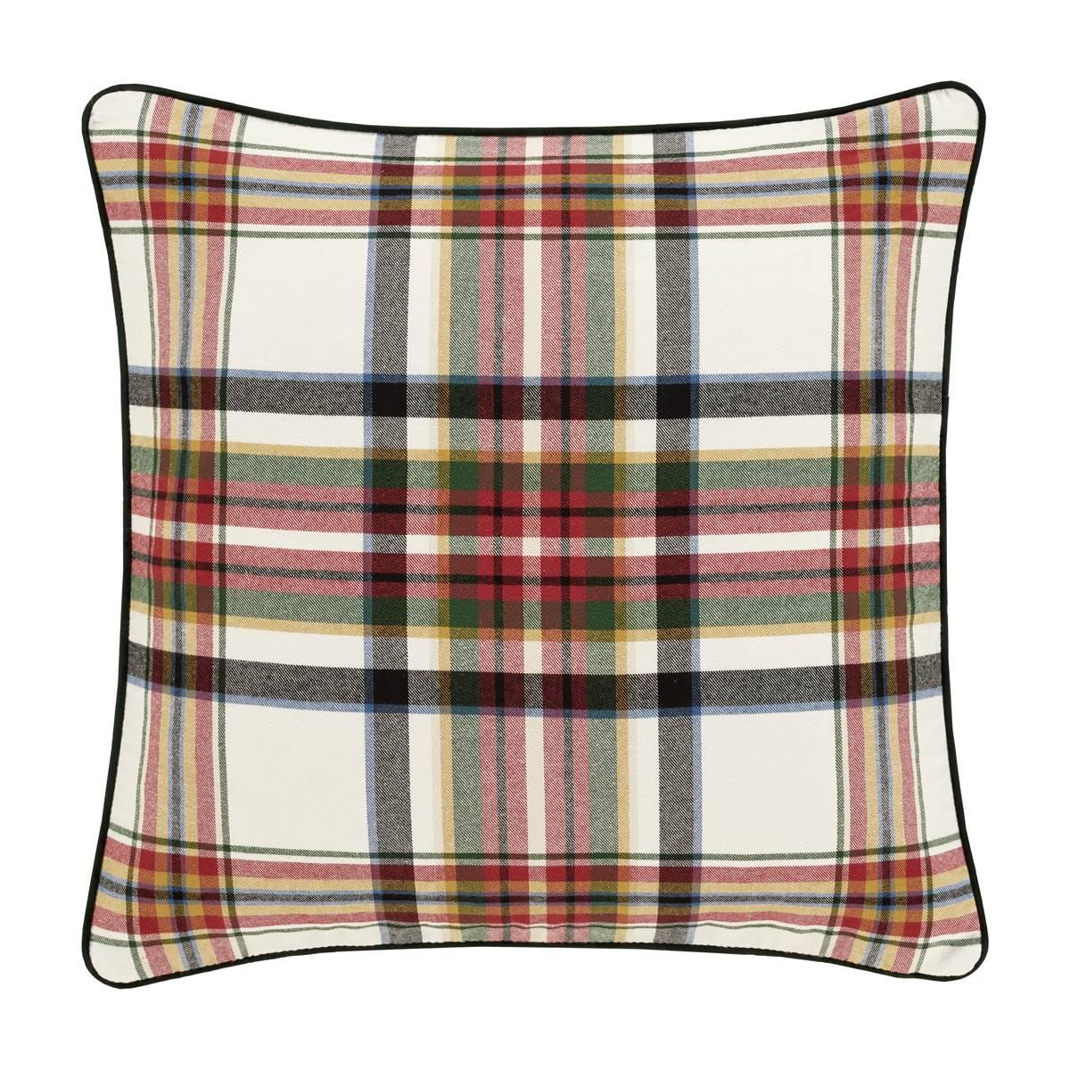 J. Queen New York Christopher Plaid Euro Sham
