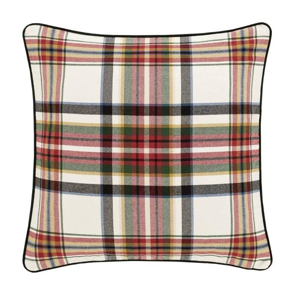 J. Queen New York Christopher Plaid Euro Sham