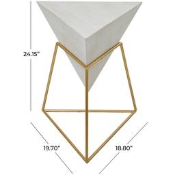 9th & Pike® Black Metal Modern Accent Table