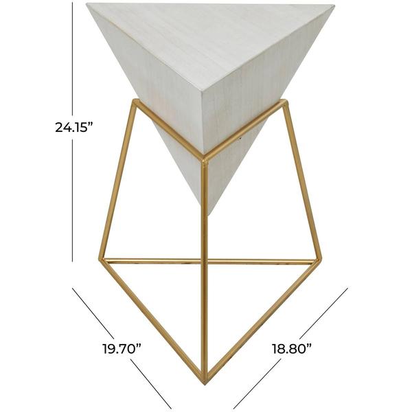 9th & Pike® Black Metal Modern Accent Table