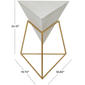 9th & Pike® Black Metal Modern Accent Table - image 4